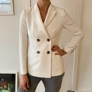 Michael Kors double Breasted Crepe-Sablé Blazer